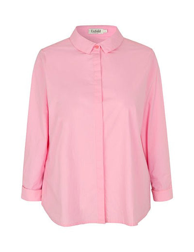 Marlyn plus size skjorte i pink
