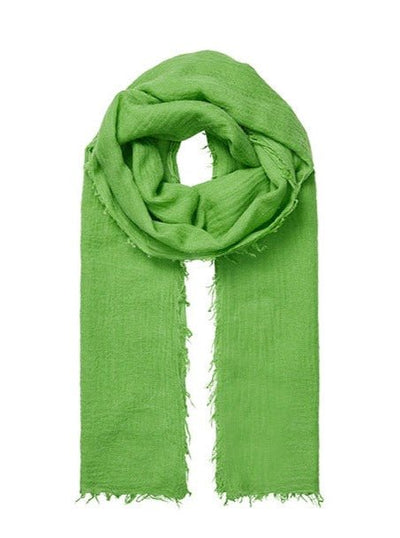 Lulu uldmix tørklæde i grøn